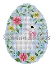 0446 Bunny In Flower Vine Easter Egg 1
