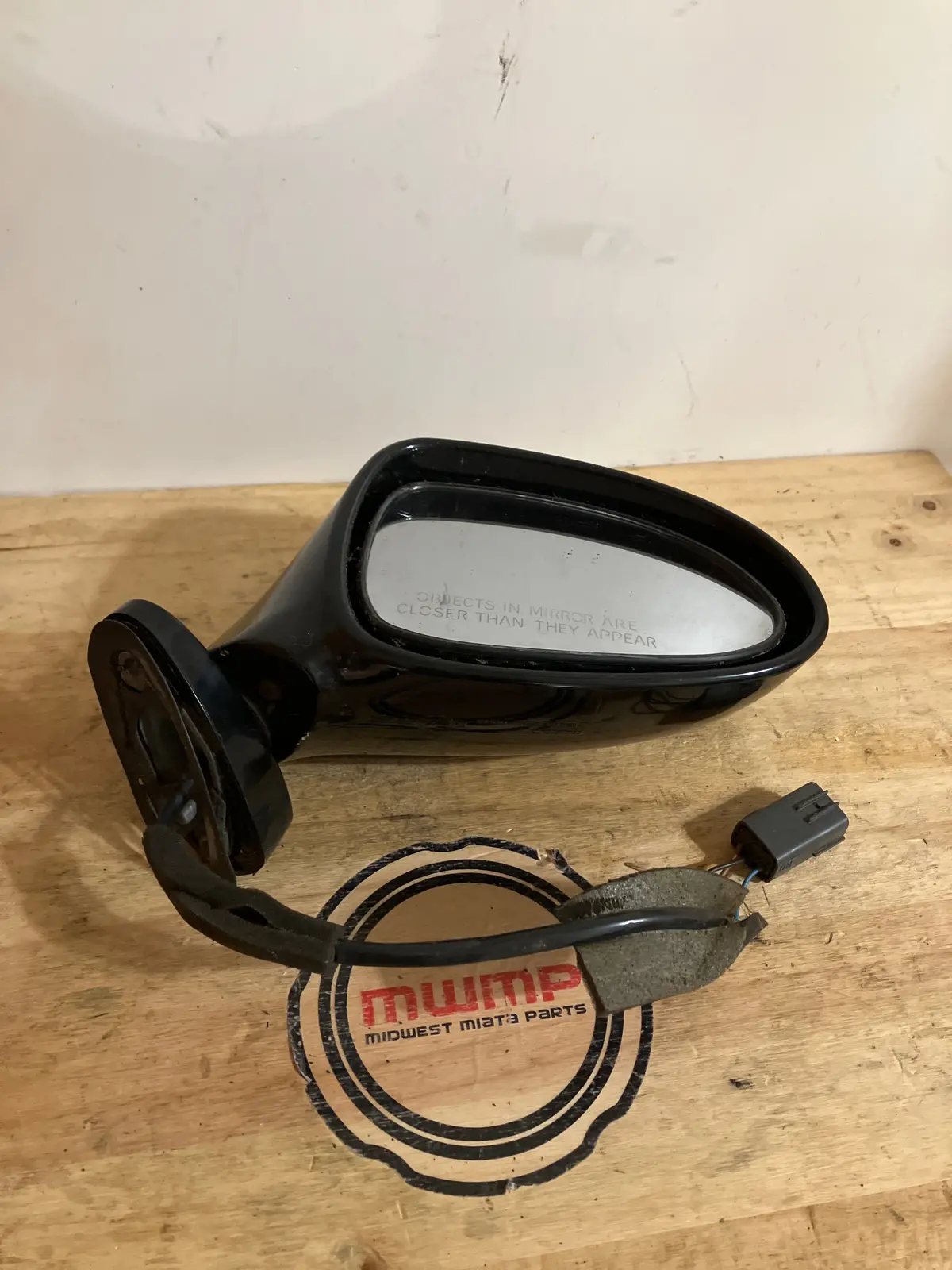 1999-2005 Mazda Miata Passenger Side Right Mirror Nc11-69-120F (Black) 1
