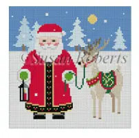 0727 Santa With Reindeer 1