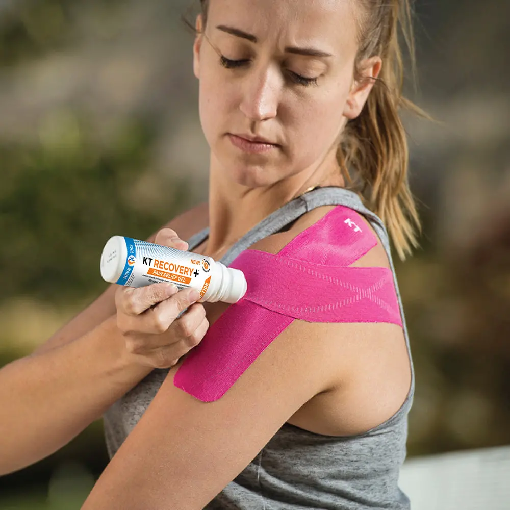 Kt Tape Recovery+ Pain Relief Cool/Warm Gel Roll-On 3Oz 1