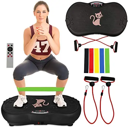 Vibration Plate Exercise Machine Whole Body Workout 330Lbs 1