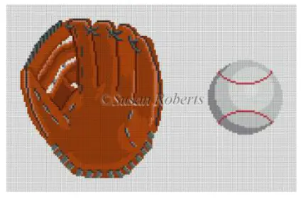 1090 Baseball Glove And Ball Tooth Fairy Pillow 1