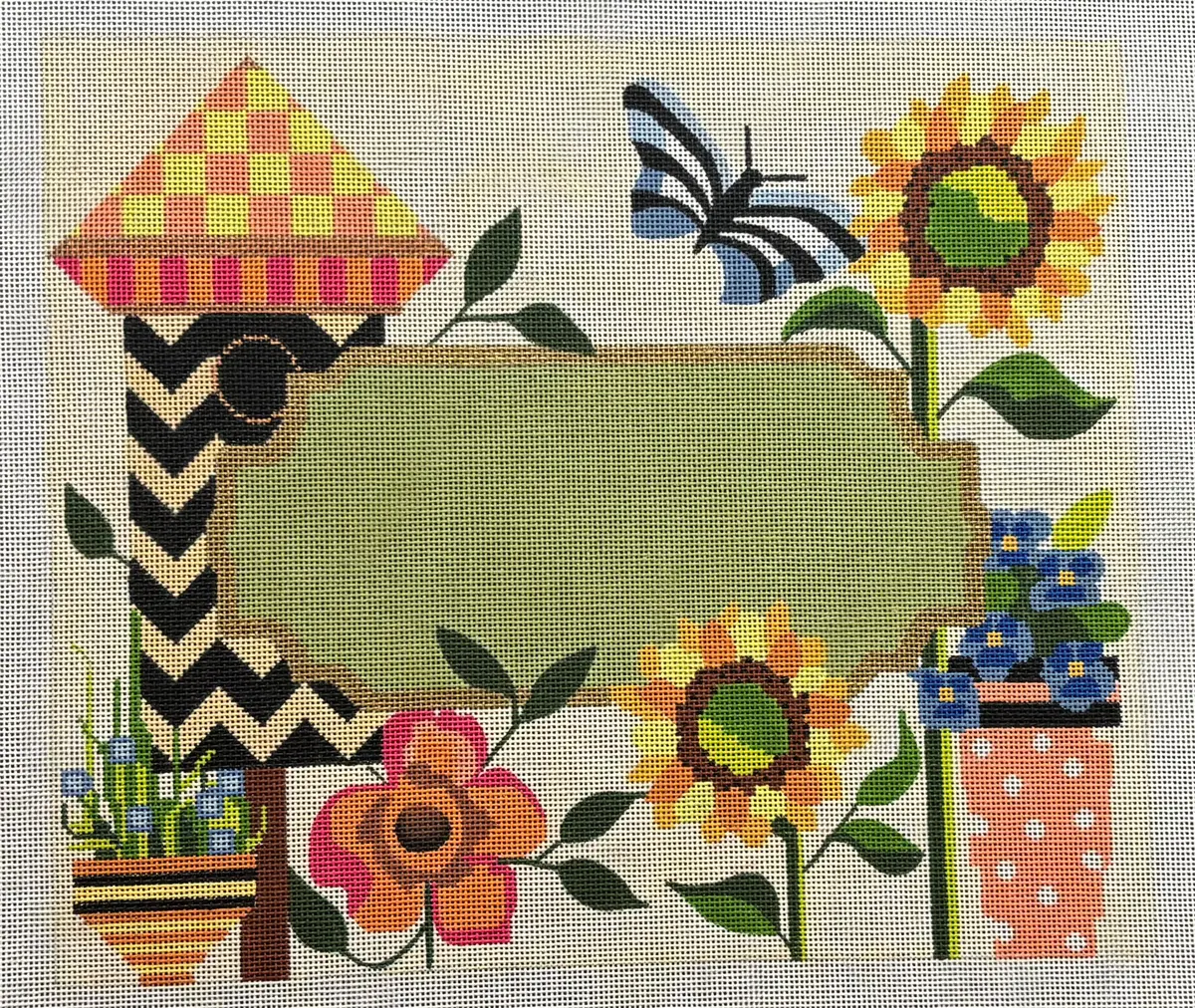 A184 Floral Name Sign 1