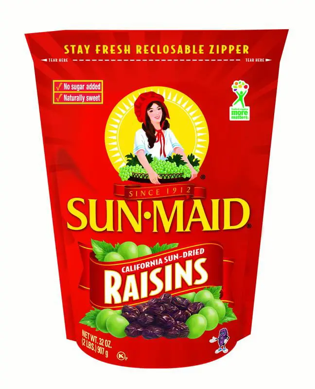 Sun-Maid Natural California Raisins, Dried Fruit Healthy Snack, 32 Oz Bag 1