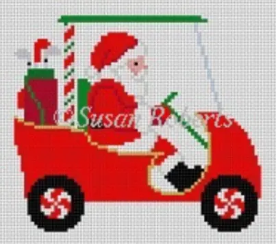 1249 Golf Cart Santa 1