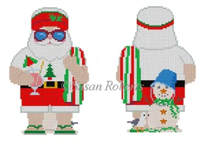 1251 Beach Santa - 2 Sided 1