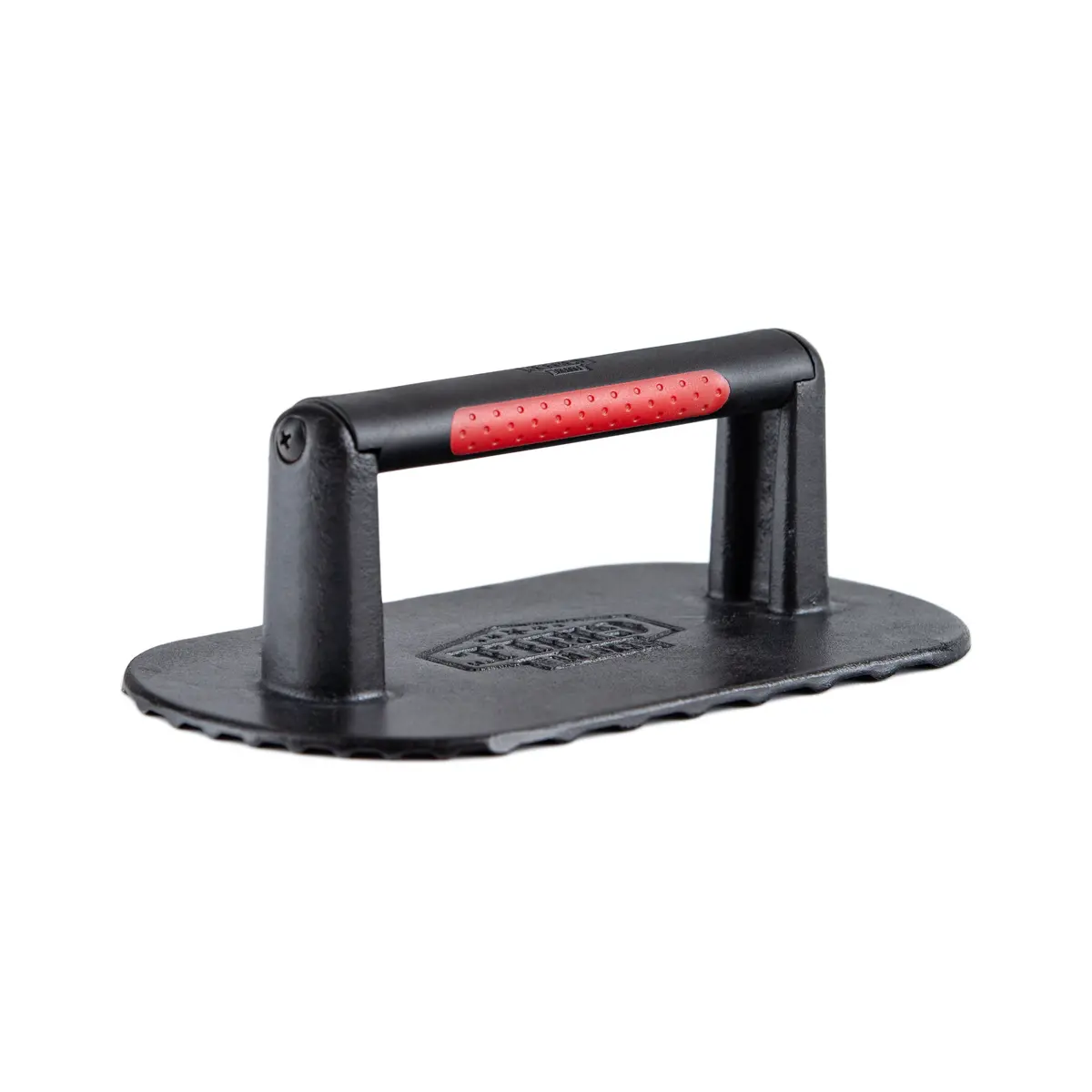 Cast Iron Large 9.27" 2 Pound Pre-Seasoned Grill Griddle Burger Press Black New 1