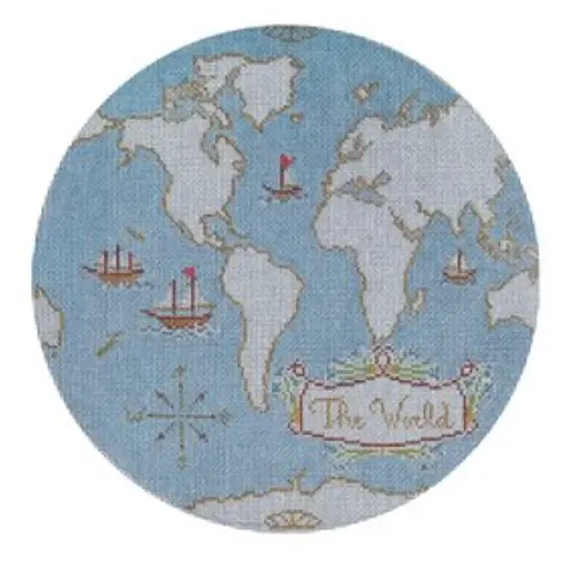 15W-B Atlas Pillow - Light Blue 1