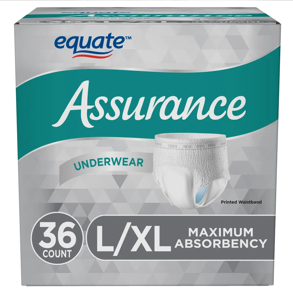 Assurance Incontinence Disposable Underwear Men Size L/Xl Adult Diapers 1