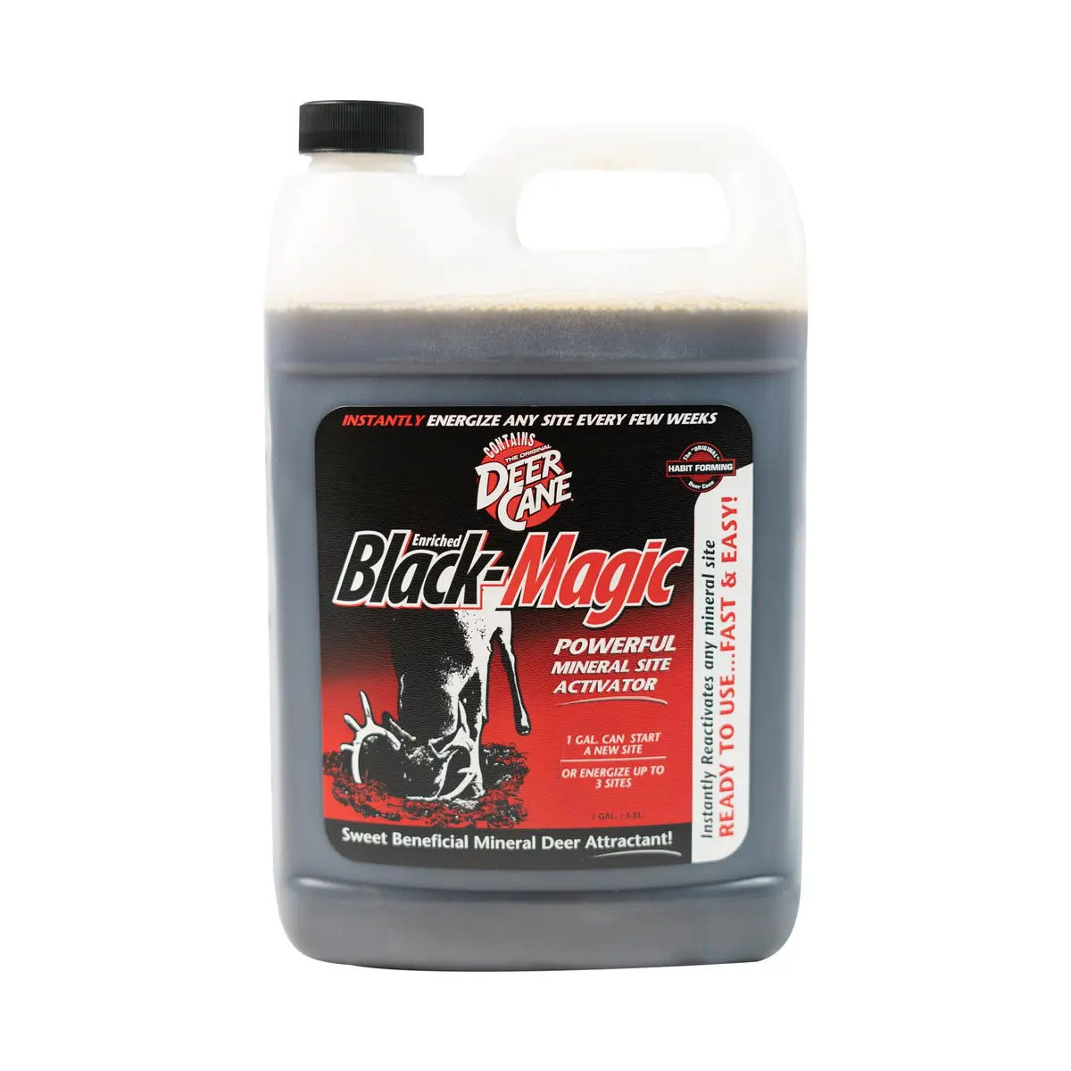 Evolved Habitats Deer Cane Black-Magic Mineral Site Activator, 1 Gallon Bottle F 1