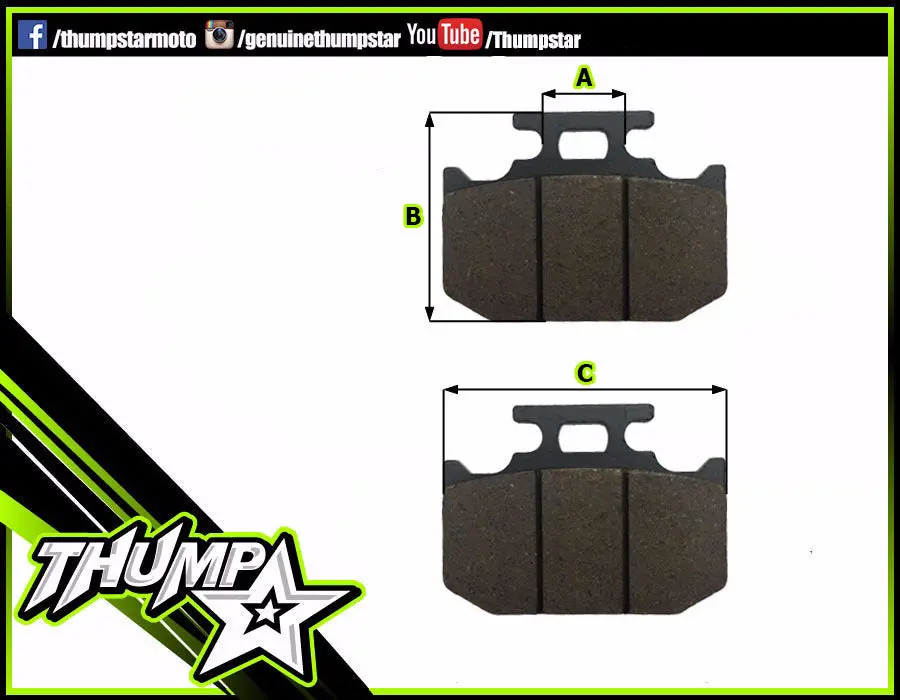 3757 | Brake Pads Rear | Tsx 189/230 1