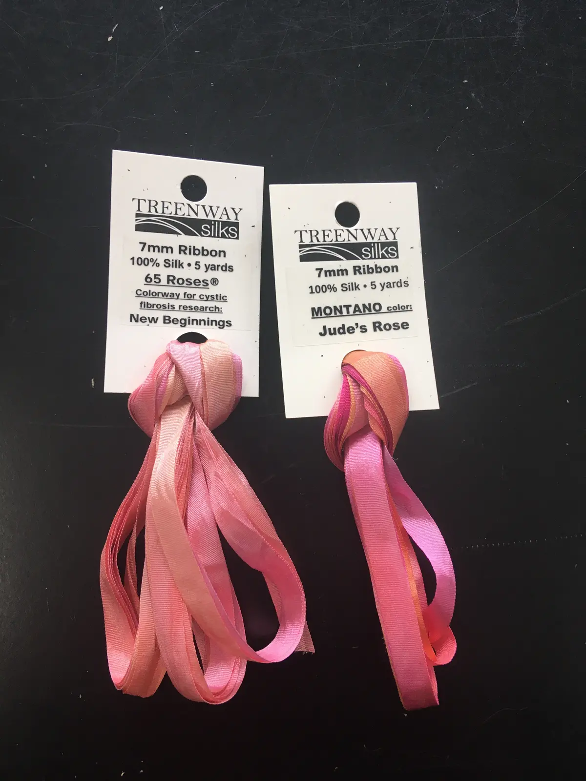 Treenway 7Mm Ribbon - Peach-Y Corals 1