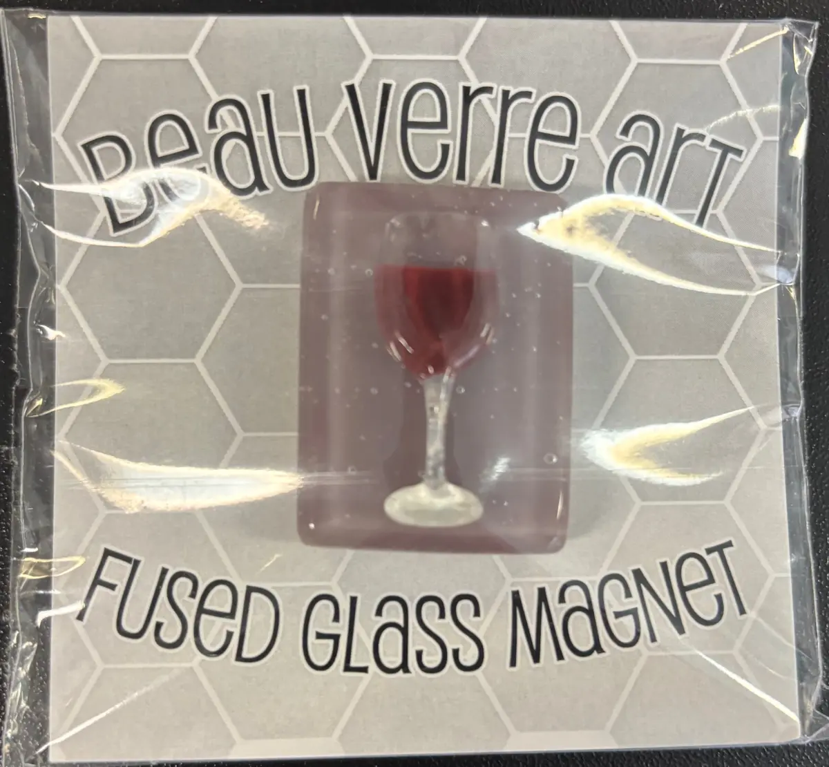 Beau Verre Red Wine Glass Needle Minder 1