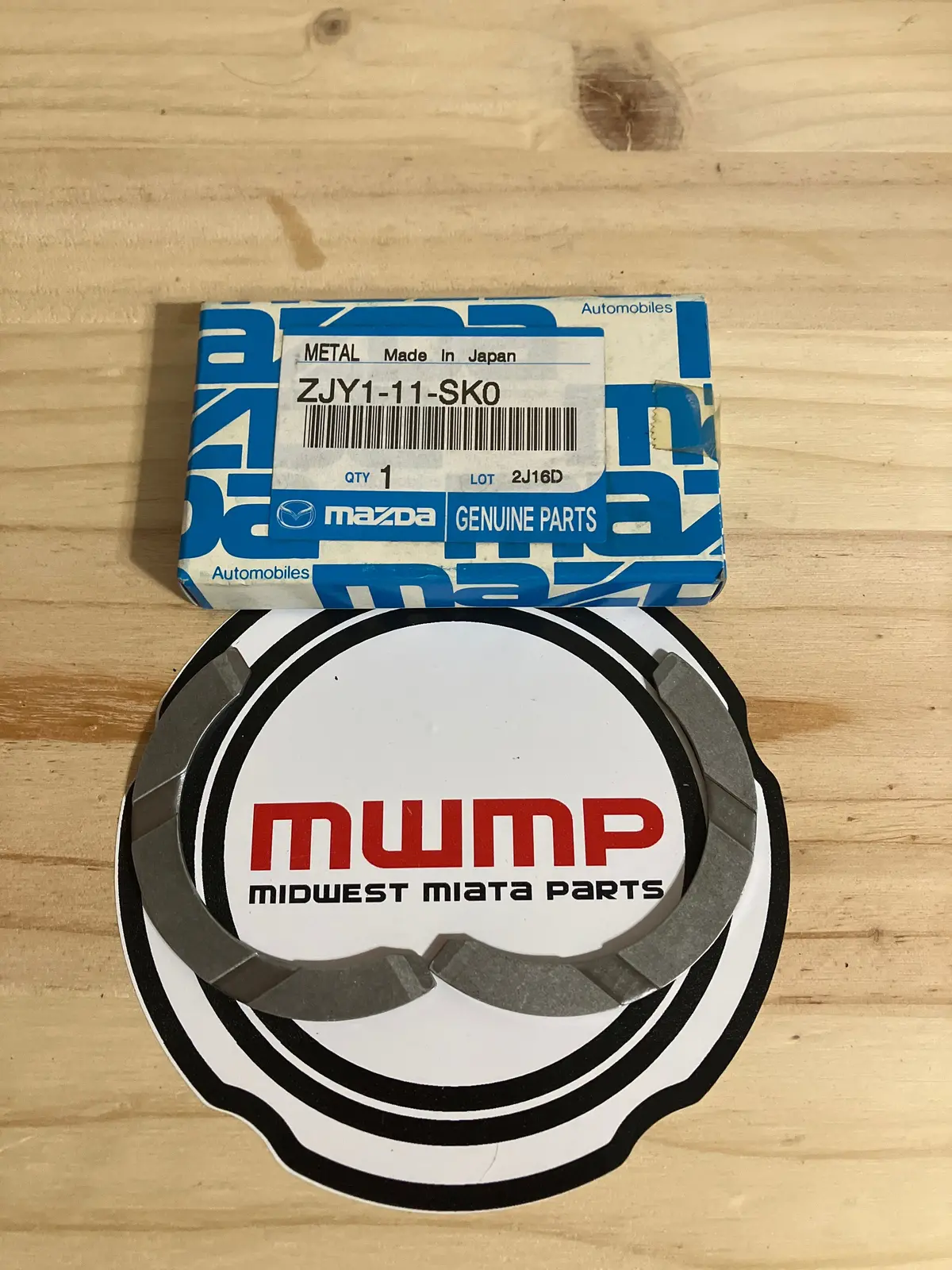 2001-2005 Mazda Miata Trust Bearing Set Zjy1-11-Sk0 Oversized 0.25 1