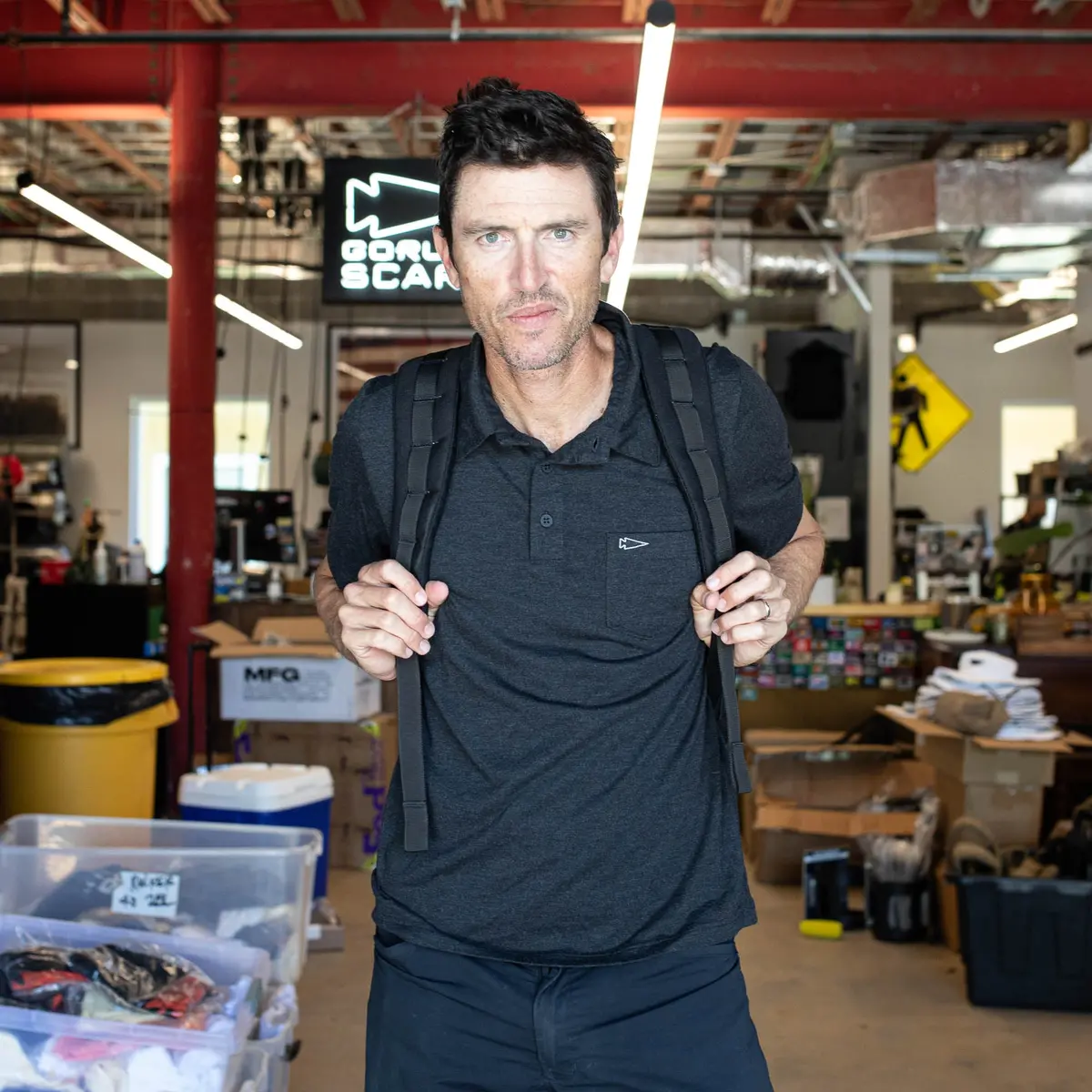 Men's Polo With Pocket - Tri-Blendx 6