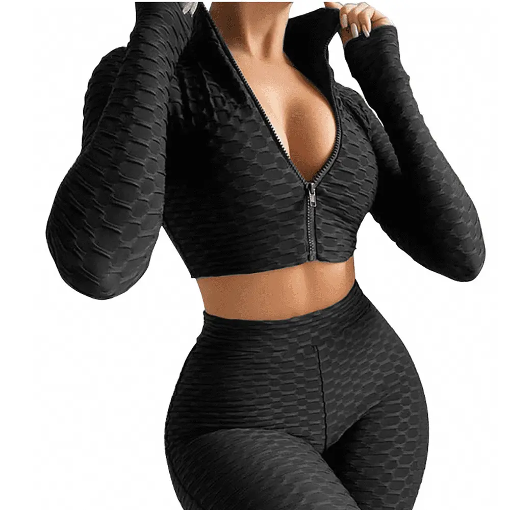 Women 2 Piece Outfits Workout Set Gym Yoga 2