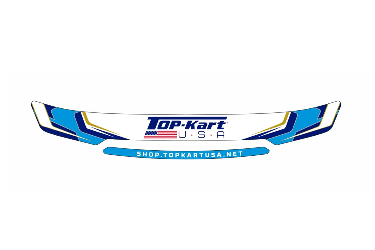 2025 Top Kart Usa Visor Strip 1