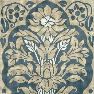 24010 India Floral Neutral 1