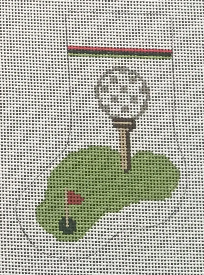 Stk228 Tee'd Up Golf Mini Stocking 1