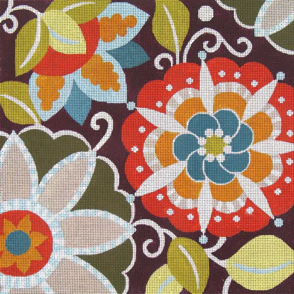 25005 Fall Pinwheel Floral 1