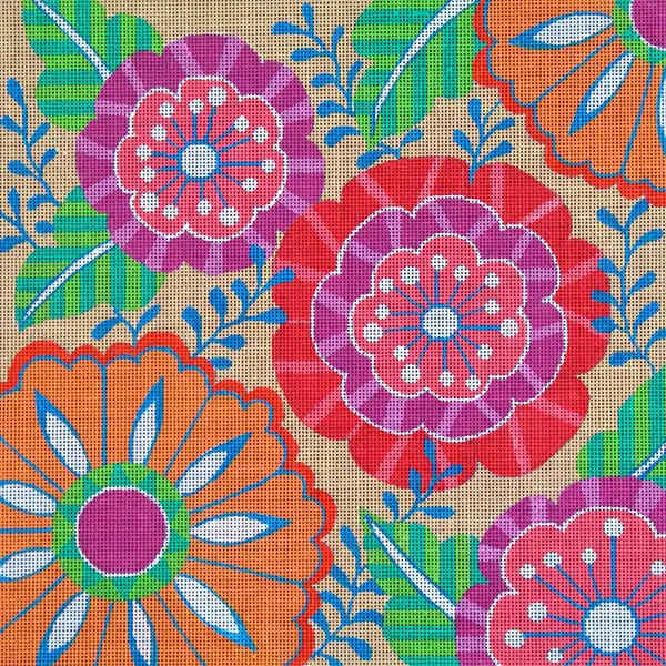 25016 Desert Spokes Floral 1