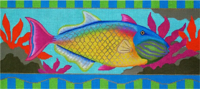 25056 Pink Tailed Yellow Fish 1