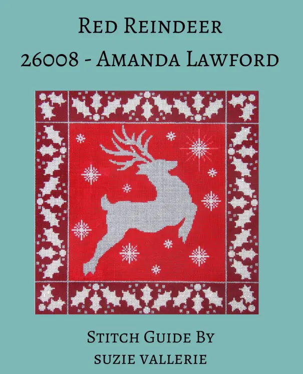 26008 Red Reindeer Stitch Guide 1