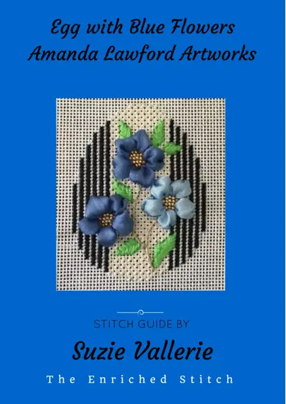 26028 Forget-Me-Not Egg Stitch Guide 1