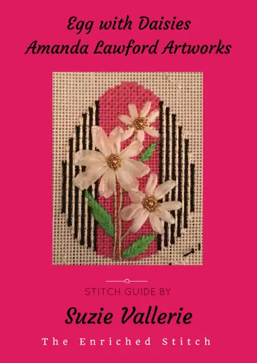 26033 Daisy And Stripes Egg Stitch Guide 1