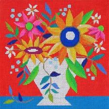 26037 Sunny Day Vase Red 1