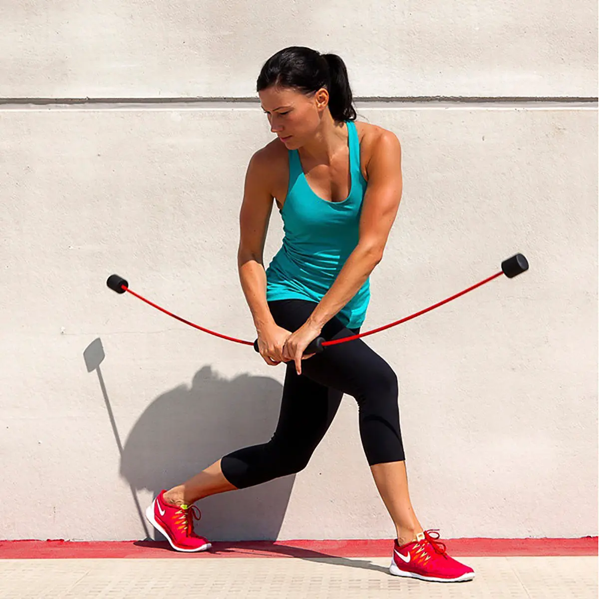 Elastic Fitness Bar For Workout 1