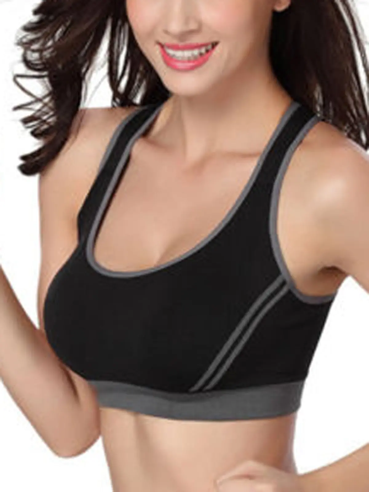 Ladies Sports Bras W/  Removable Pads Push Up Fitness Workout Yoga Bra 1