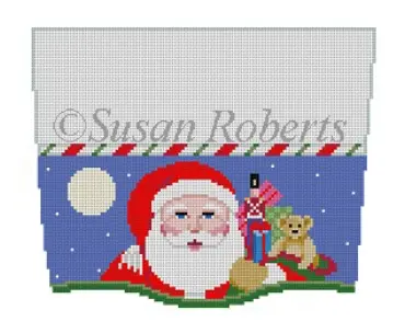3116 Santa And Bag Stocking Topper 1