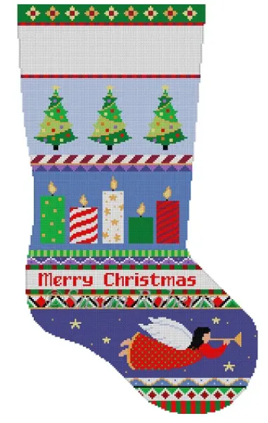 3241 Candles Bold Stripe Stocking 1