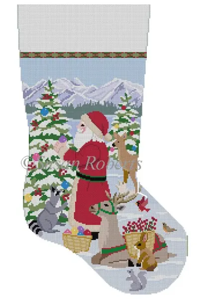 3252 Decorating The Trees Stocking 1