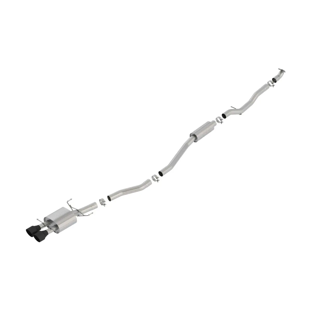 Borla S-Type Cat-Back Exhaust For 17-21 Civic Si Coupe/Sedan 1