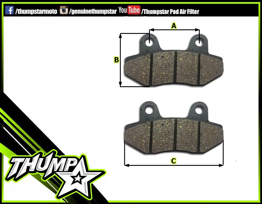 7493 | Brake Pads | Front | 40Mm I2i 1