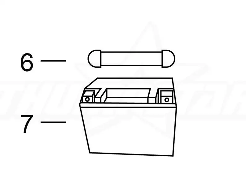 Ytx4 / 12N4a-Bs | Battery 12V 1
