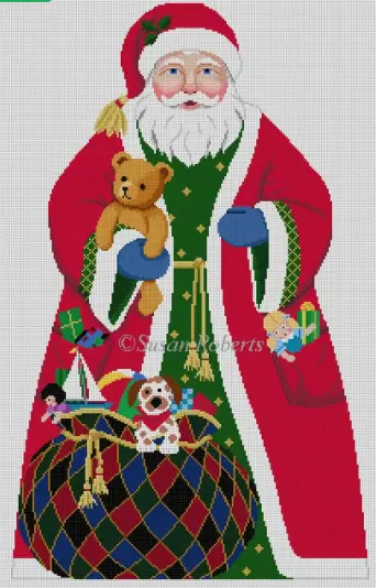 4393 Santa With Toy Bag - 18" 1