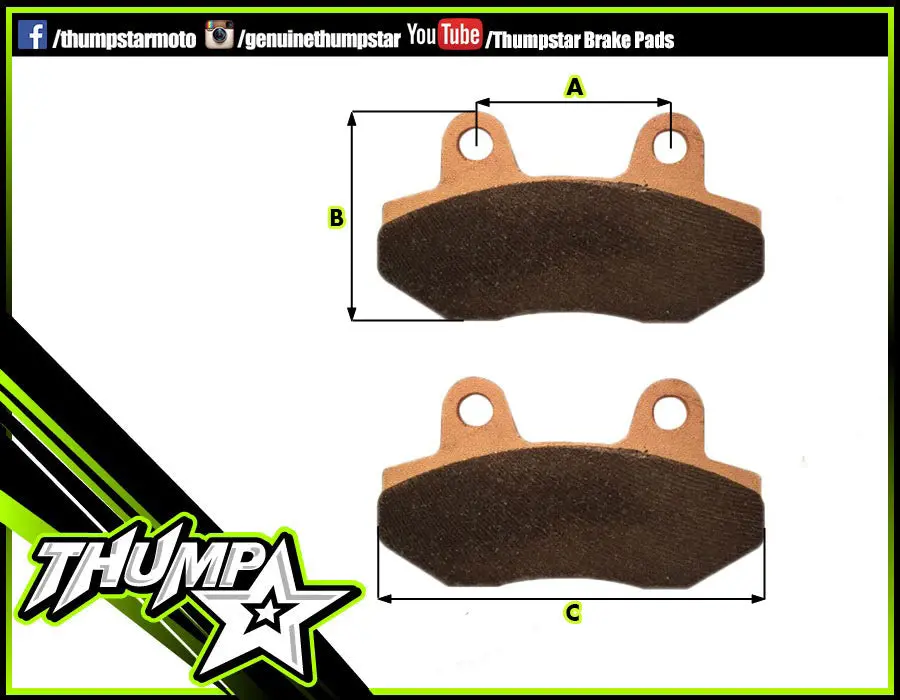 3544 | Front Brake Pads | 6/51 Dual Piston Caliper 1