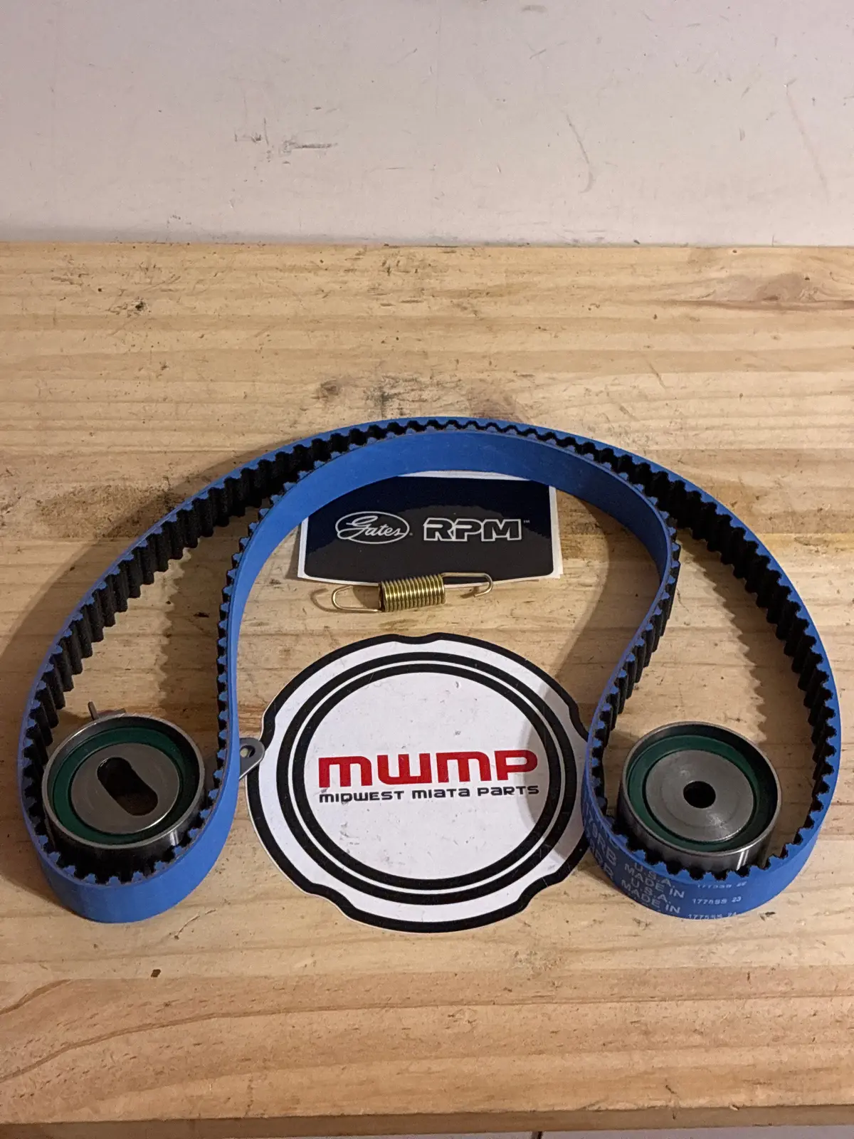 1990-2005 Mazda Miata Gates Blue Racing Timing Belt Kit 1