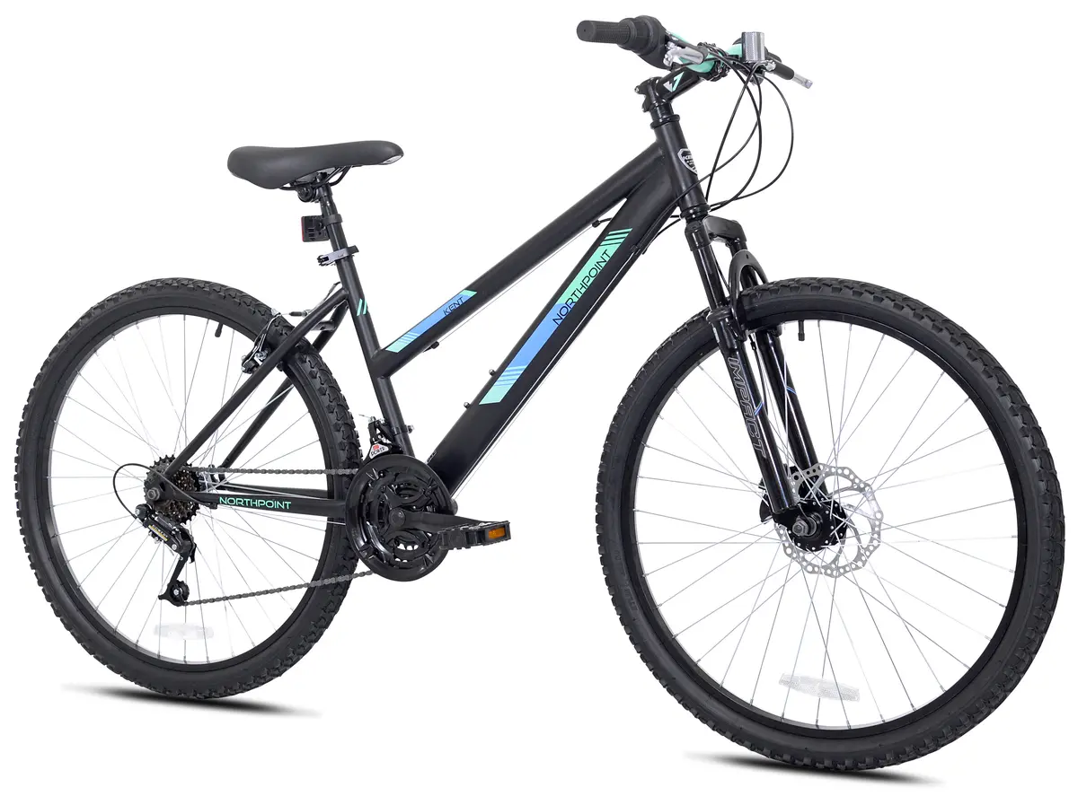 26" Women's Mountain Bike, Black/Blue 1