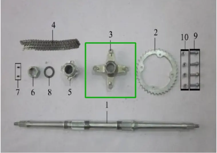 As 5028 | Sprocket Holder | Z37 X 145 X 4 | Atv250 1