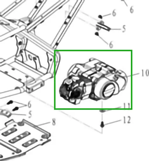 5048 | Engine | Atv125 | E1 1