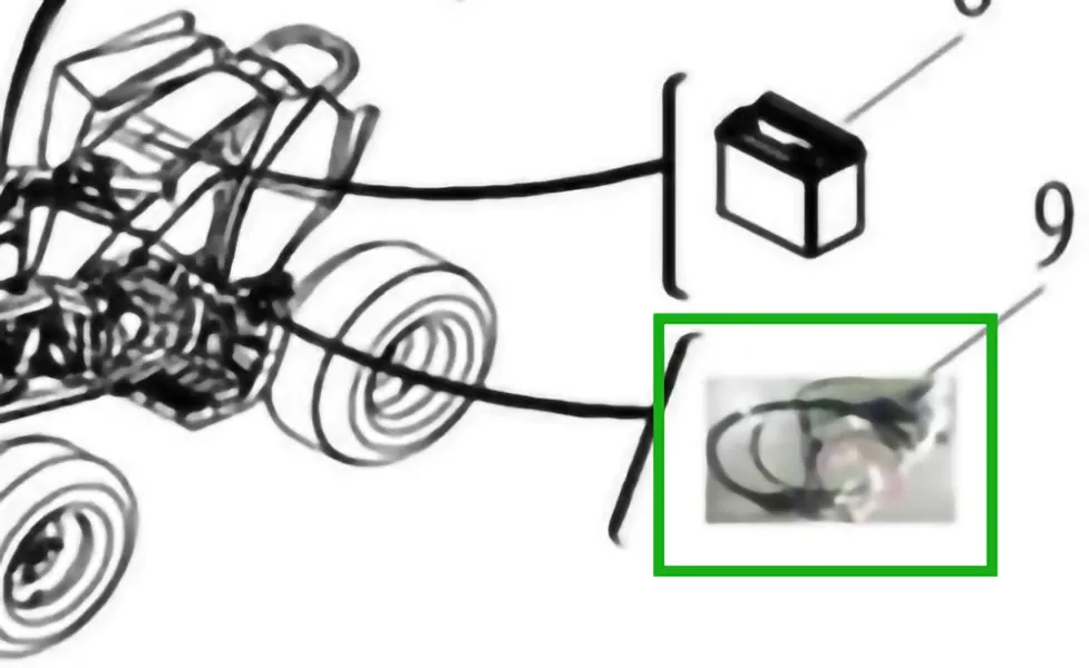 5087 | Main Line | Wiring Harness | Atv125 1