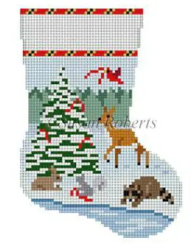 5410 Forest Animal And Tree Mini Stocking 1