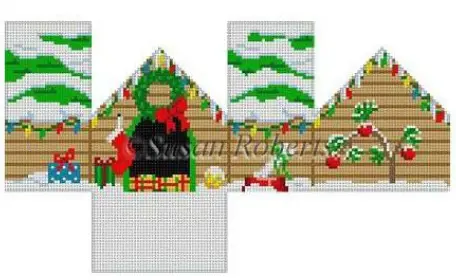 5509-18 Dog House 3D Mini House 1