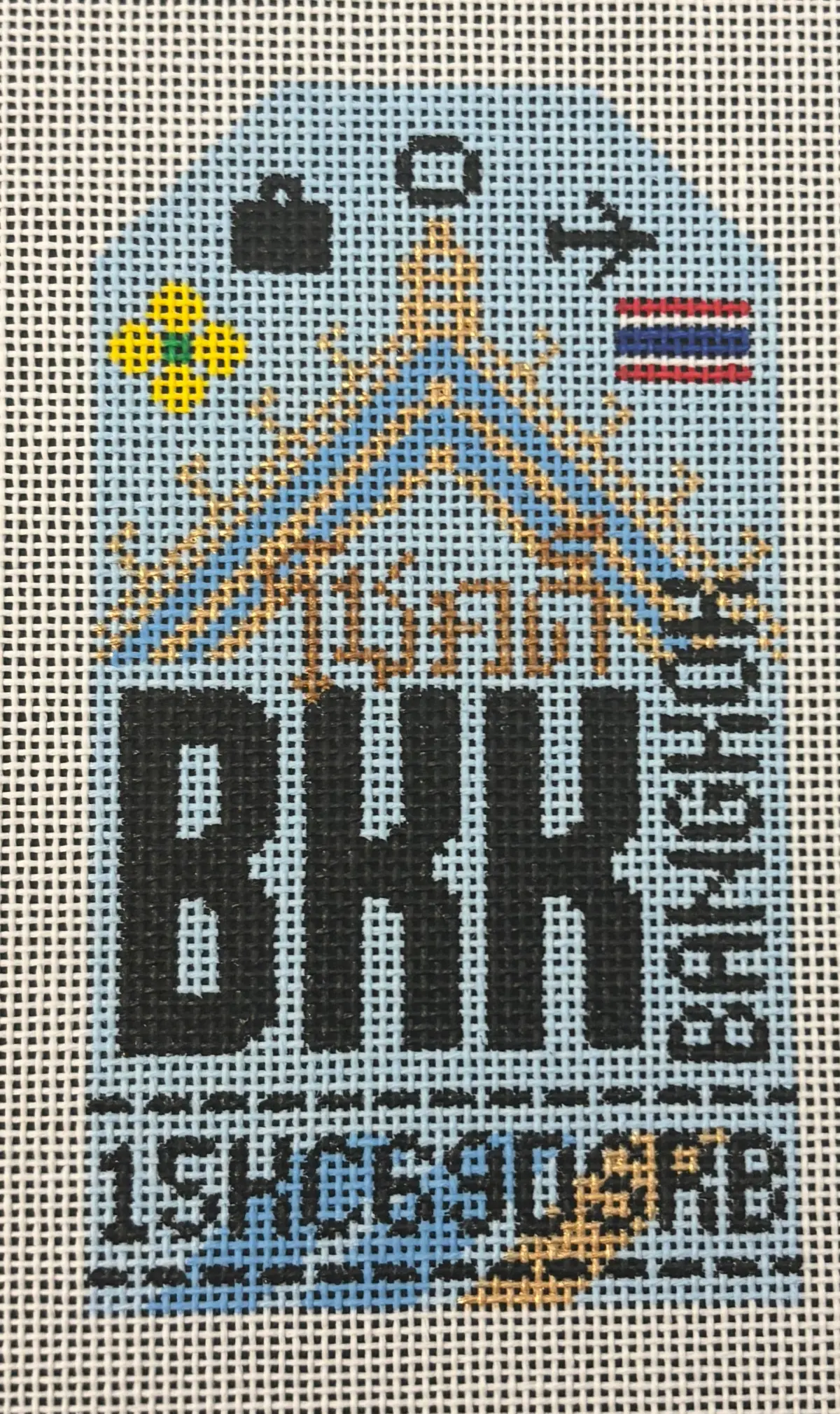 Hn Bkk Bangkok Retro Travel Tag 1