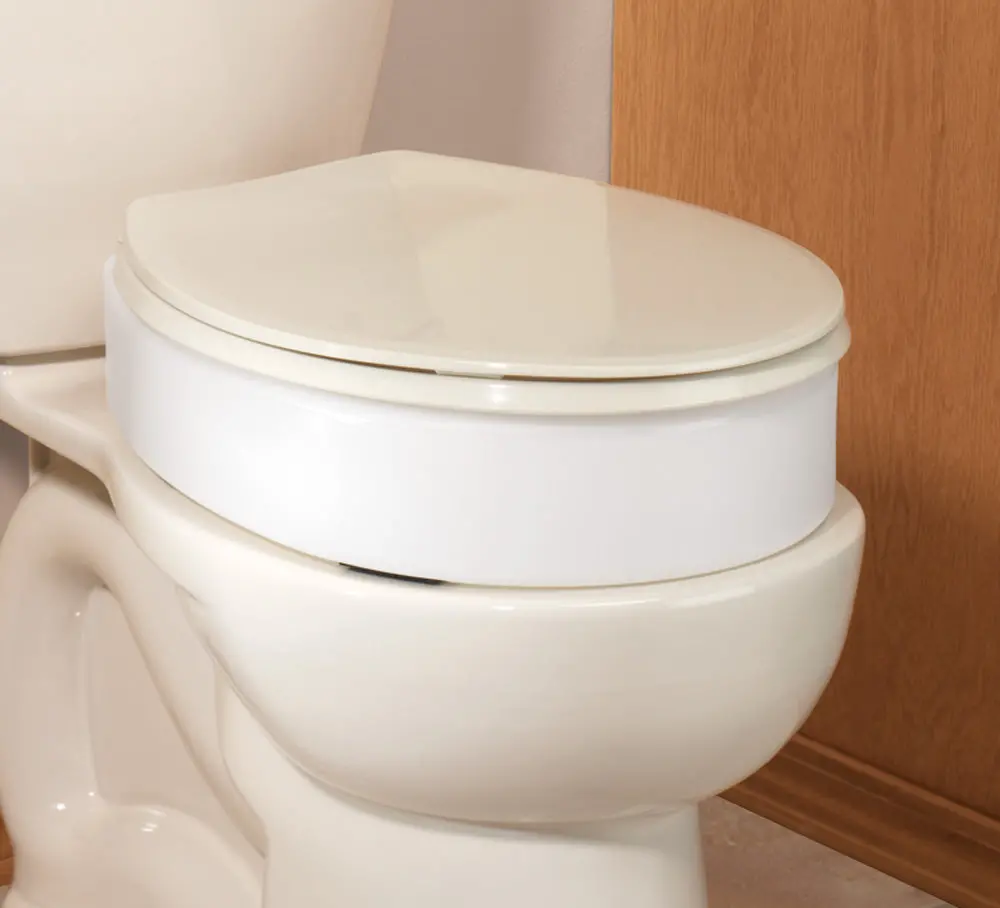 Elevated Toilet Seat Riser Handicap Tall Home Nursing Elderly Booster Elongated 1