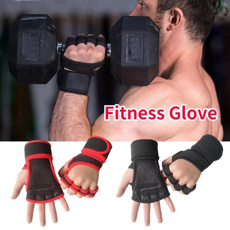 Weight Lifting Gloves Fitness Sports Bodybuilding Gym Grip 1
